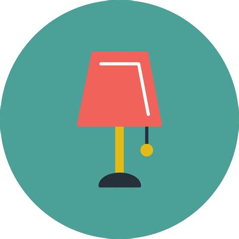 Desk Lamp Vector Icon 19787573 Vector Art At Vecteezy