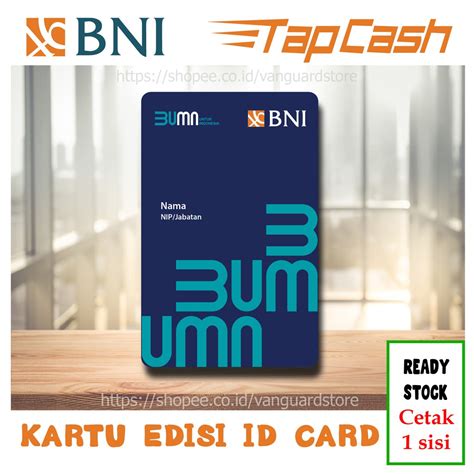 Jual Kartu E Money E Toll Id Card Bni Tapcash New Bumn Tanda Pengenal