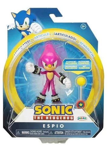 Boneco Sonic The Hedgehog Espio Articulado Colecion Vel Frete Gr Tis