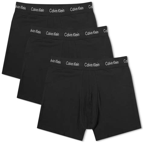 Calvin Klein Cotton Stretch Boxer Brief 3 Pack Black End Gb