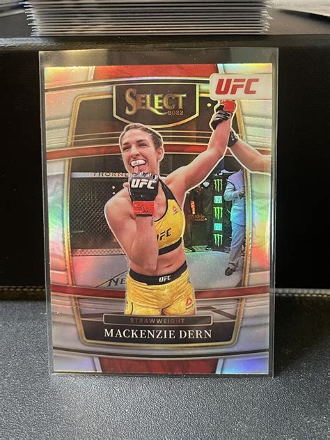 2022 Panini Select UFC Mackenzie Dern Silver Prizm Concourse 10 EBay