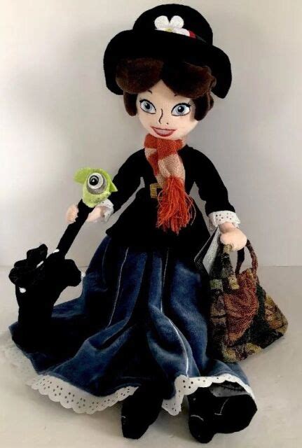 Disney Store Mary Poppins Doll Large Plush Stuffed Soft Toy Collectible Nwt Ebay