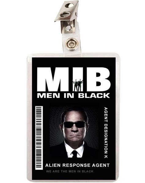 MIB Men In Black Agent K ID Badge