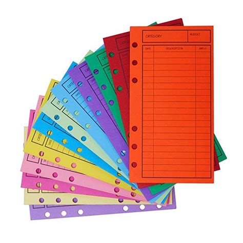 New Pcs Budget Envelopes For Ring Budget Binder Cardstock A