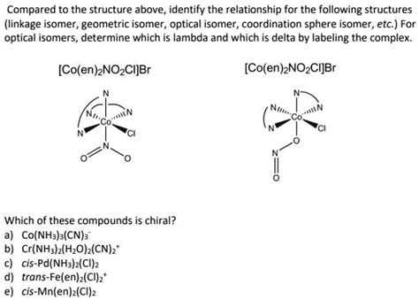 SOLVED Compared To The Structure Above Identify The Relationship For