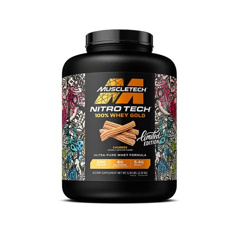 Nitro Tech 100 Gold Standard Whey Protein • Muscletech