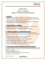 Cbse Class 11 Accountancy Notes Chapter 5 Pdf Revision Notes Class 11