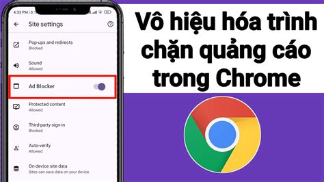 Cách Tắt Trình chặn Quảng cáo Trong Google Chrome Trên Android