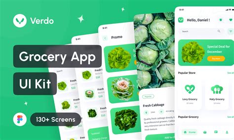 Verdo Grocery App Ui Kit Figma Community