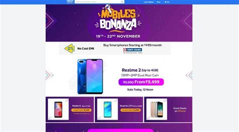 Flipkart Mobiles Bonanza Sale 2018 Top Offers On Iphone Xs Max Redmi