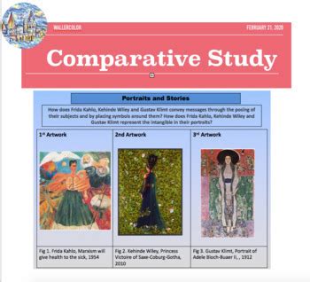 Ib Visual Art Comparative Study Template Rubric And Project Outline