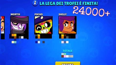 ECCO Il MIO RESET STAGIONALE A 24000 COPPE Brawl Stars YouTube