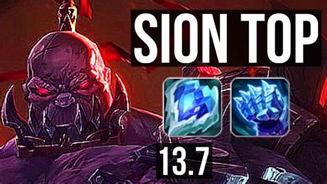 Sion Vs Jayce Top Rank Sion Kr Challenger Youtube