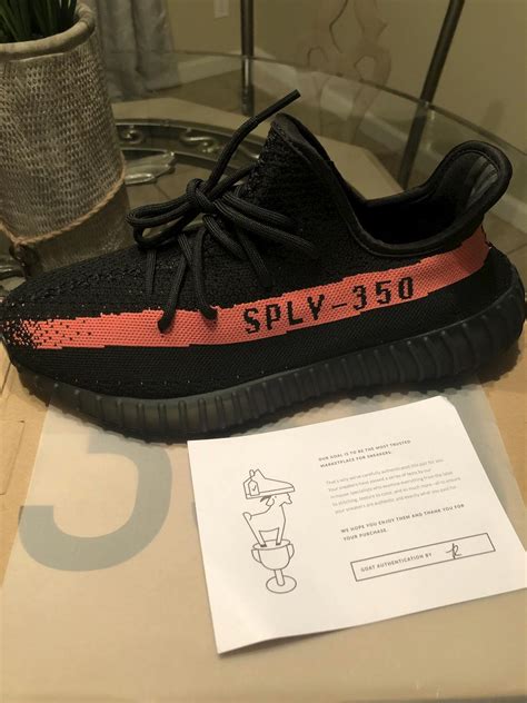 Adidas Yeezy 350 Red Stripe V2 Grailed