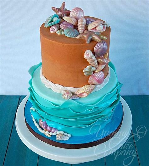 Seashell Cake Decorated Cake By Donna Yummy O Cake Cakesdecor