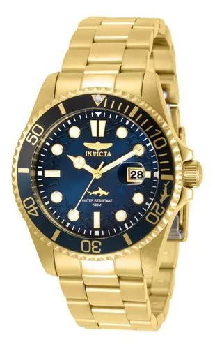 Relógio Invicta Masculino Pro Diver Dourado 30810 Original