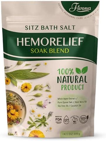 Amazon Sitz Bath Salt Blend For Hemorrhoids Treatment Natural