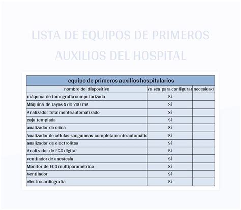 Plantillas Lista De Equipos Para Hojas De C Lculo De Google Y Microsoft