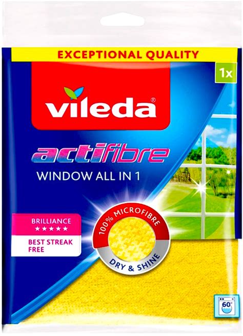 Vileda ściereczka do okien szyb luster actifibre 1 szt MirClean