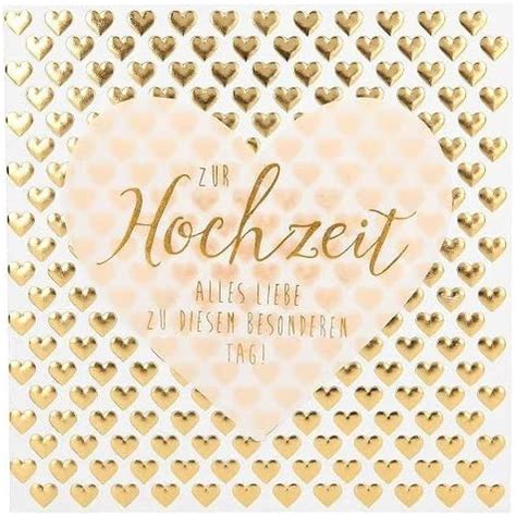 Depesche 8211 A Glamour Glückwunsch Karte zur Hochzeit hochwertige