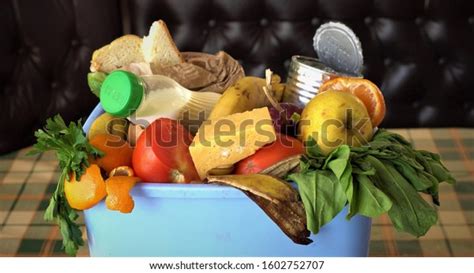 Household Food Waste Uneaten Spoiled Foods Stock Photo 1602752707