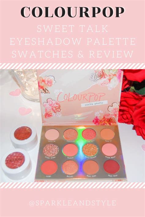 ColourPop Sweet Talk Palette Review Swatches Colourpop New