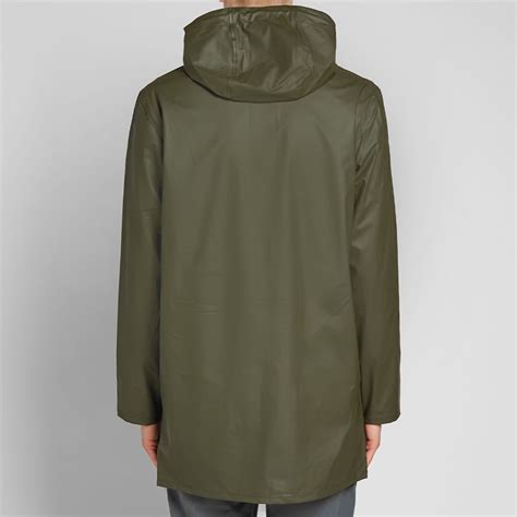 Stutterheim Stockholm Lightweight Raincoat Green End Us