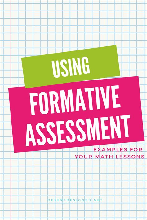 The 5 Best Formative Assessment Examples To Guide Math Instruction Desert Designed