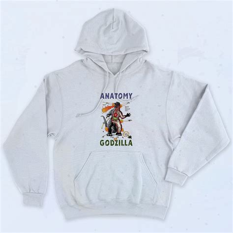 Anatomy Of Godzilla Hoodie