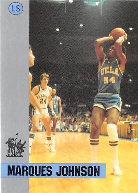 Marques Johnson basketball card (UCLA Bruins NCAA Final Four) 1991 LAACO #7