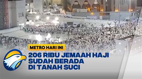 Jelang Puncak Haji Jemaah Haji Dunia Sudah Padati Masjidil Haram Youtube