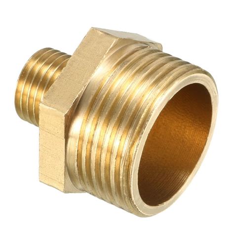 Brass Pipe Fitting Reducing Hex Nipple 3 4 Bsp Male X 1 4 Bsp Male