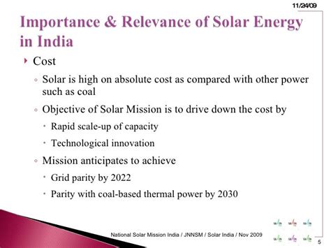 National Solar Mission India