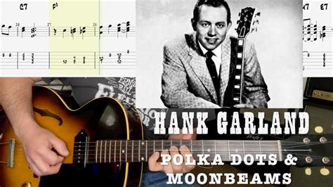 Hank Garland Polka Dots And Moonbeams Transcription Tabs Backing Track Youtube