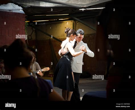 Tango Dancers In San Telmo Buenos Aires Argentina Stock Photo Alamy