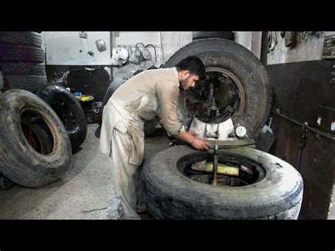 Incredible Technique Of Repairing Bus Tire How To Rebuild Sidewall