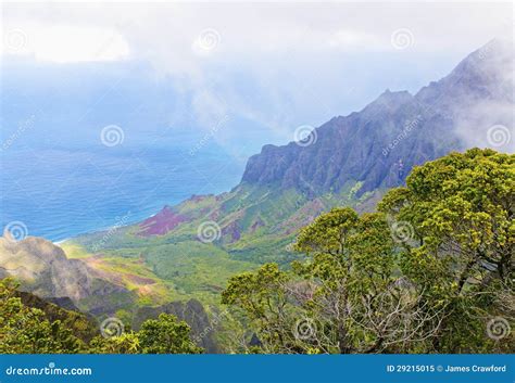 Kalalau Valley Stock Image Image Of Sunny Plant Mountain 29215015