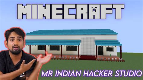 Making Mr Indian Hacker Studio In Minecraft Part 1