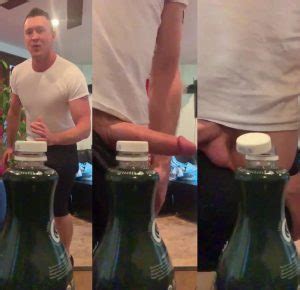 Gay Porn Star Pierce Paris Does It Again This Time He Takes On The Bottle Cap Challenge With