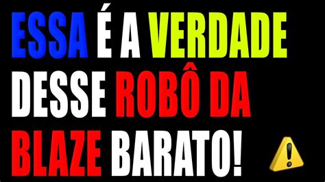 ME SURPREENDI Esse Robô da Blaze BARATO Que ACERTA TUDO Robô da