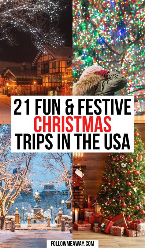 21 festive vacation destinations for christmas in the usa – Artofit