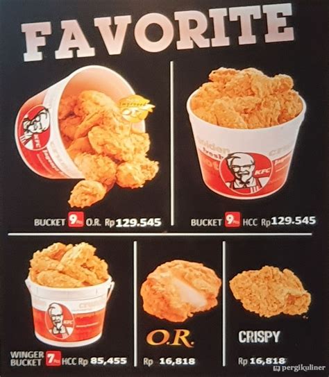 Selalu Diperbarui Menu Kfc Dago Bawah Bandung