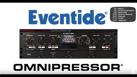 Eventide Omnipressor Plug In Overview And Demo YouTube