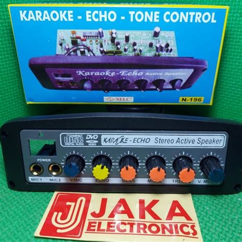 Jual Kit Modul Tone Conntrol Speaker Aktif Stereo Karaoke Echo Mix Bsx