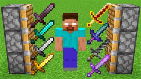 All Minecraft Swords Herobrine Youtube