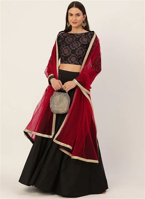 Red Lehenga With Black Blouse Atelier Yuwa Ciao Jp