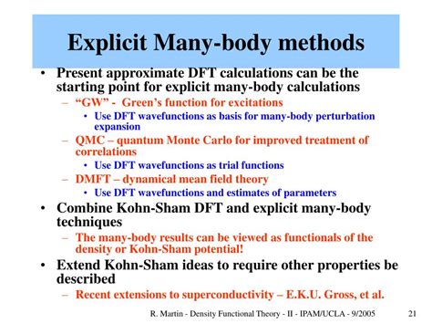 Ppt Density Functional Theory The Basis Of Most Modern Calculations