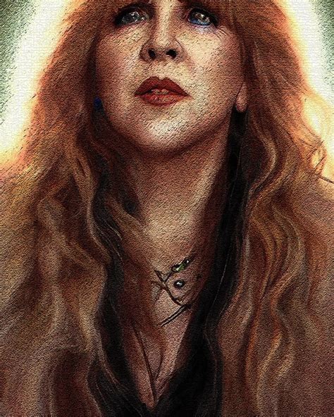 Realistic Portrait Of Stevie Nicks Digital Art By Edgar Dorice Pixels