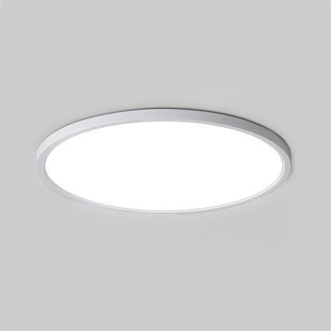 Plafonnier LED Ultra Plat 25mm Blanc Froid 6000K Rond 40 40 2 5 CM