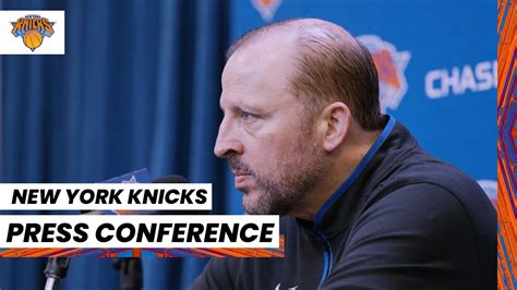 Coach Tom Thibodeau Ny Knicks Media Availability October 21 2022